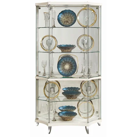 Curio with 3 Glass Shelves